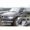 Deflektory Heko - Mitsubishi L-200 Double Cab 2006-2015 (so zadnými)