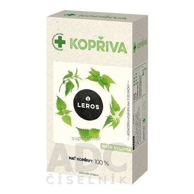 LEROS ŽIHĽAVA bylinný čaj, nálevové vrecúška (inov.2021) 20x1 g (20 g), 8594740106488