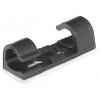Sada držiakov na počítačové káble 20-dielna, základňa 30x10 mm, GEKO