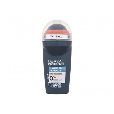 L'Oréal Paris Men Expert Magnesium Defence 48H roll-on bez obsahu hliníka 50 ml