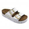 Leon 6010 Dámska zdravotná kožená obuv s prackou 41 - 26cm, biela, 3,5 cm