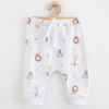 Detské bavlnené nohavice Jogger New Baby For Babies safari Hnedá 74 (6-9m)