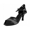 Dámske tanečné topánky Botan BL-20 čierne 7,5 cm Flare, Veľkosť: 39