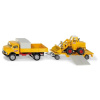 Siku Super 4117 - souprava Mercedes-Benz 710 převážející nakladač 411 Bölling 1:50