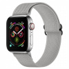 AppleKing nylonový remienok s posuvnou prackou pre Apple Watch Ultra 49mm / 46mm / 45mm / 44mm / 42mm - sivý - možnosť vrátiť tovar ZADARMO do 30tich dní