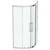 Ideal Standard i.Life - Sprchový kút, 80x80 cm, silver bright/číre sklo T4933EO