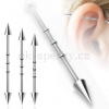 Piercing do ucha z chirurgické oceli BSP42 (Piercing do ucha BSP42)