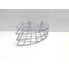 MAKRO - Polička rohová drôtená, pochrómovaná