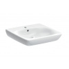 Geberit Selnova Comfort - Umývadlo 55x55 cm, bezbariérové, s 1 otvorom na batériu, s prepadom, biela 501.461.00.7