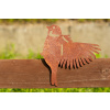 Corgarden Zahradní dekorace VRABEC 2 1058 15 x 16 cm Corten