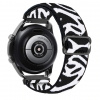eses Nastaviteľný nylónový elastický loop remienok pre smart hodinky 22 mm Farba: zebra