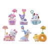 YuMe Toys Sanrio Memo Stand Party Time Series Mini Figurky Hello Kitty and Friends 5 cm Display (12)