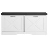 Vevor Lavica na topánky 1000×305×475 mm, 440lbs, s sedákom a dvierkami XGXD394INCH2AMMRA001V0
