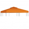 zahrada-XL Náhradná strieška na altánok 310 g/m², oranžová 3x3 m 40877