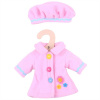 Bigjigs Toys Ružový kabátik s gombíkmi pre bábiku 28 cm Bigjigs Toys