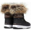 Dívčí boty MOON BOOT JR Girl Monaco Low černé Velikost: 30