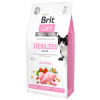 Krmivo pre mačky BRIT CARE Grain Free Sterilized Sensitive Králik 7 kg