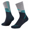 Buff Lehké ponožky BUFF Merino Crew 137795706 Černé 45-47