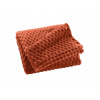 FLANELOVÁ PRIKRÝVKA 125 X 150 CM POLYESTER ORANŽOVÁ
