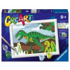 Ravensburger 236206 CreArt Túlajúci sa dinosaurus 4005556236206