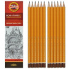 Tradičná ceruzka 1 tvrdosť B (Mäkké ceruzky Koh-i-noor 8b set 12 ks Chance !!)