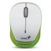 Genius Myš Micro Traveler 9000R V3, 1200DPI, 2.4 [GHz], optická, 3tl., bezdrôtová, bielo-zelená, vs 31030132102