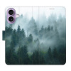Flip pouzdro iSaprio - Apple iPhone 17 - Dark Forest s kapsičkami na karty (Flipové knížkové pouzdro, obal, kryt iSaprio s přihrádkami na karty a motivem)