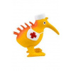 Hračka pes NURSE latex, pískacia, oranžová 13cm Kiwi