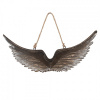 Clayre & Eef Hnedá antik drevené závesné anjelské krídla Angel Rustic - 30*3*12 cm - Clayre & Eef