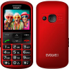EVOLVEO EasyPhone XS, mobilní telefon pro seniory, červený