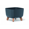 Prosperplast Květináč GRACIA SQUARE 24cm antracit
