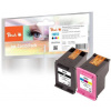 PEACH kompatibilní cartridge HP No 650 MultiPack, black, color, 12 ml, 7.1 ml 318547