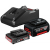 Nabíjacie batérie pre aku náradie Bosch Professional starter set 18V (1x2.0 Ah + 1x4.0 Ah + nab. GAL 18V-40), 1.600.A01.ZS9 (1.600.A01.ZS9)