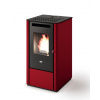 KALI 9,5 kachle na pelety Eva Calor Farba: Červená, Výkon: 9,5 kW, Model: Air