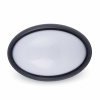Stropné LED svietidlo oválne 8W, 6400K, 560lm, IP66, čierne VT-8014 (V-TAC)