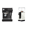 Ascaso Steel UNO, Black + Eureka Mignon Perfetto, BL white