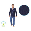 Pánske pyžamo - Hotberg Norbert 670-2 Farba: Modrá tm., Veľkosť: XXL