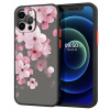 Floral frosted rose kryt pre Apple iPhone 14 Pro