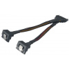 AKASA kabel SATA power splitter, 15 pin male na 2x 15 pin female, 15cm AK-CBPW15-15BK