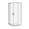 Jika Nion Sprchový kút, 80 cm, strieborná/sklo arctic H2532N10026661