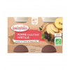 BABYBIO Príkrm jablko čučoriedky 2x 130 g
