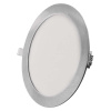 EMOS SK s.r.o. Lighting LED vstavané svietidlo NEXXO, kruhové, strieborné, 18W, CCT - ZD1243
