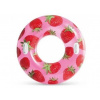 Nafukovací kruh INTEX 56261 TROPICAL FRUIT 107 cm, červená