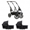 Tfk set duo2 frame 2025 - air chamber wheel + carrycot black