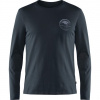 Fjällräven Forever Nature Badge LS M, Farba DARK NAVY, Veľkosť S