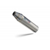 GPR Koncovka výfuku Slip-on GPR DEEPTONE QUSP.161.DEATV Brushed Stainless steel including removable db killer and link pipe
