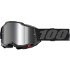 Okuliare 100 PERCENT Accuri 2 BLACK strieborné zrkadlové sklíčko