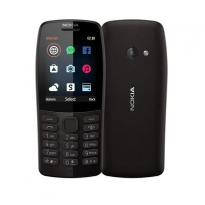 Nokia 210 Čierna, 2,4", TFT, 240 x 320 pixelov, 16 MB, Dual SIM, Modrátooth, 3.0, USB verzia microUSB, fotoaparát 0,3 MP, 1020 mAh 60812975