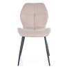 SIGNAL MEBLE Jedálenská stolička FRANK NEA, čierny mat/béžová 27