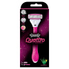 Wilkinson Sword Quattro holiaci strojček a vymeniteľná hlavica, 1 ks.